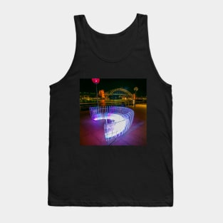 Light Bench, Vivid Sydney Festival, Sydney, NSW, Australia Tank Top